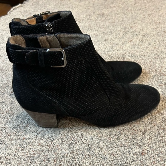 Aquatalia France Perforated Suede Booties - Picture 3 of 9